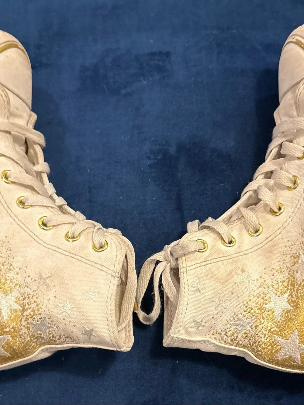 Girls Chuck Taylor All Star EVA Lift Platform Gold Metallic (Twinkle)